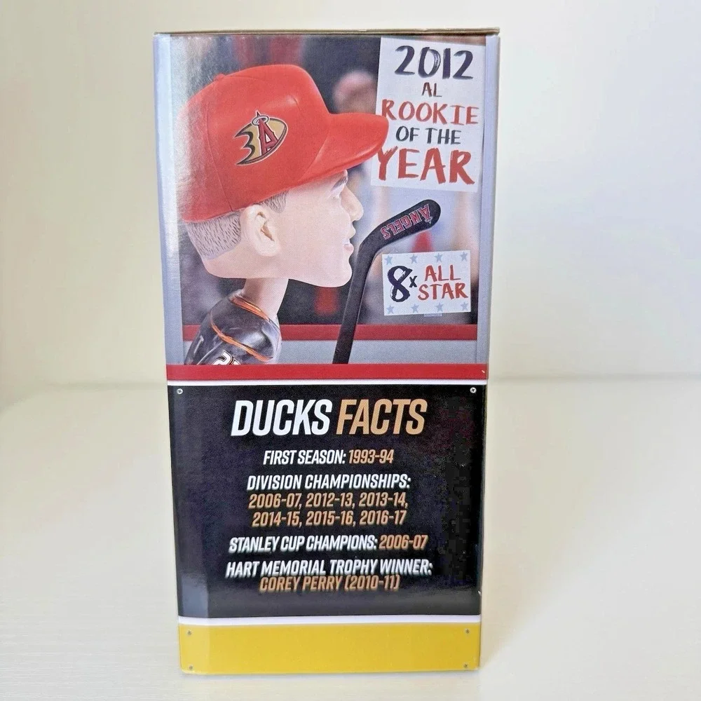 Mike Trout Ducks Bobblehead 2019 Los Angeles Angels Anaheim Hockey SGA NEW